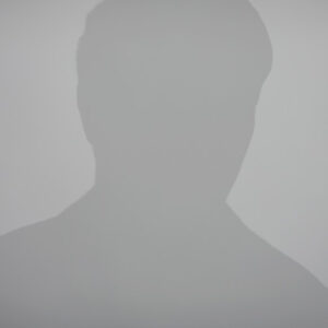 Gray silhouette of a person.