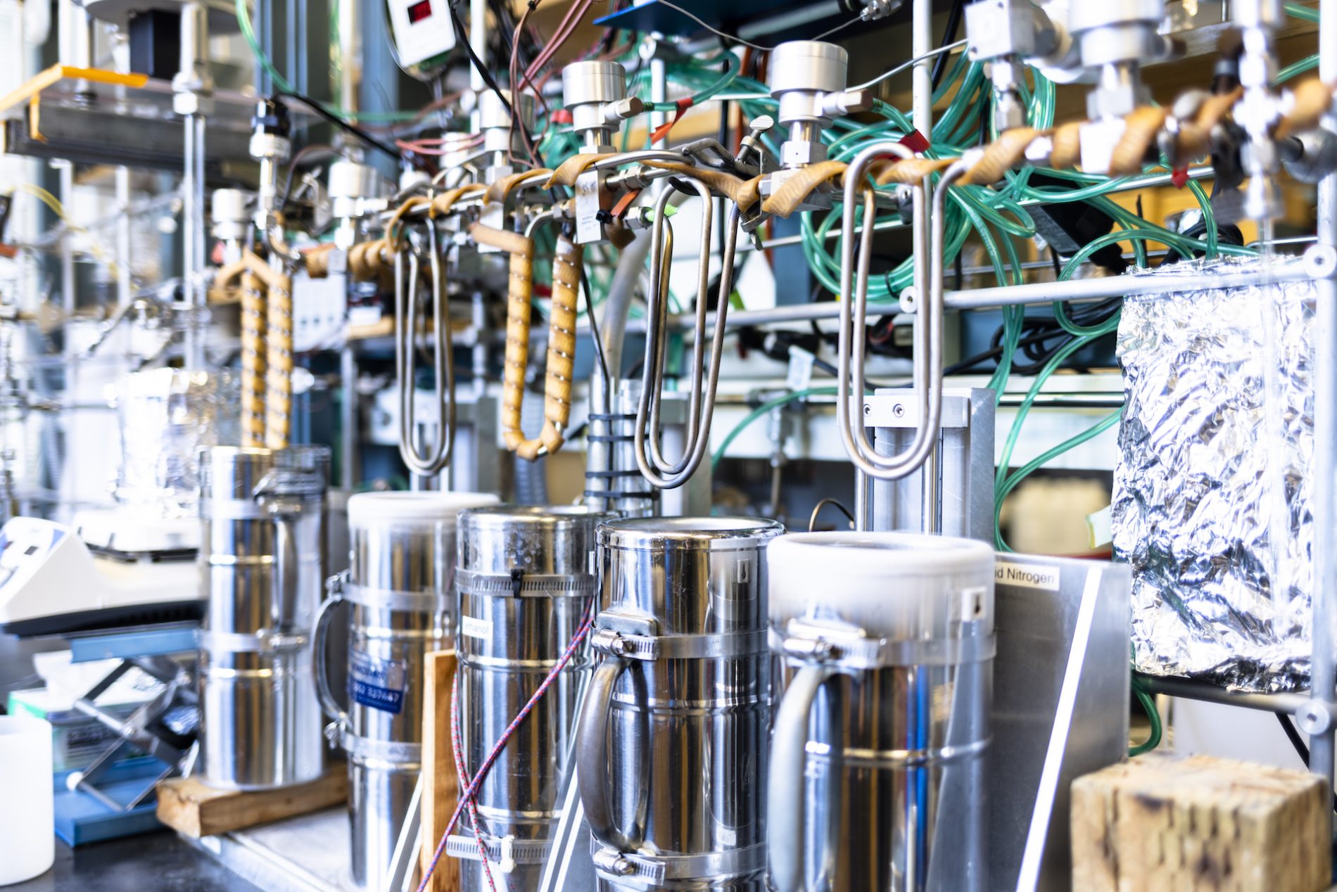 Lab instruments.