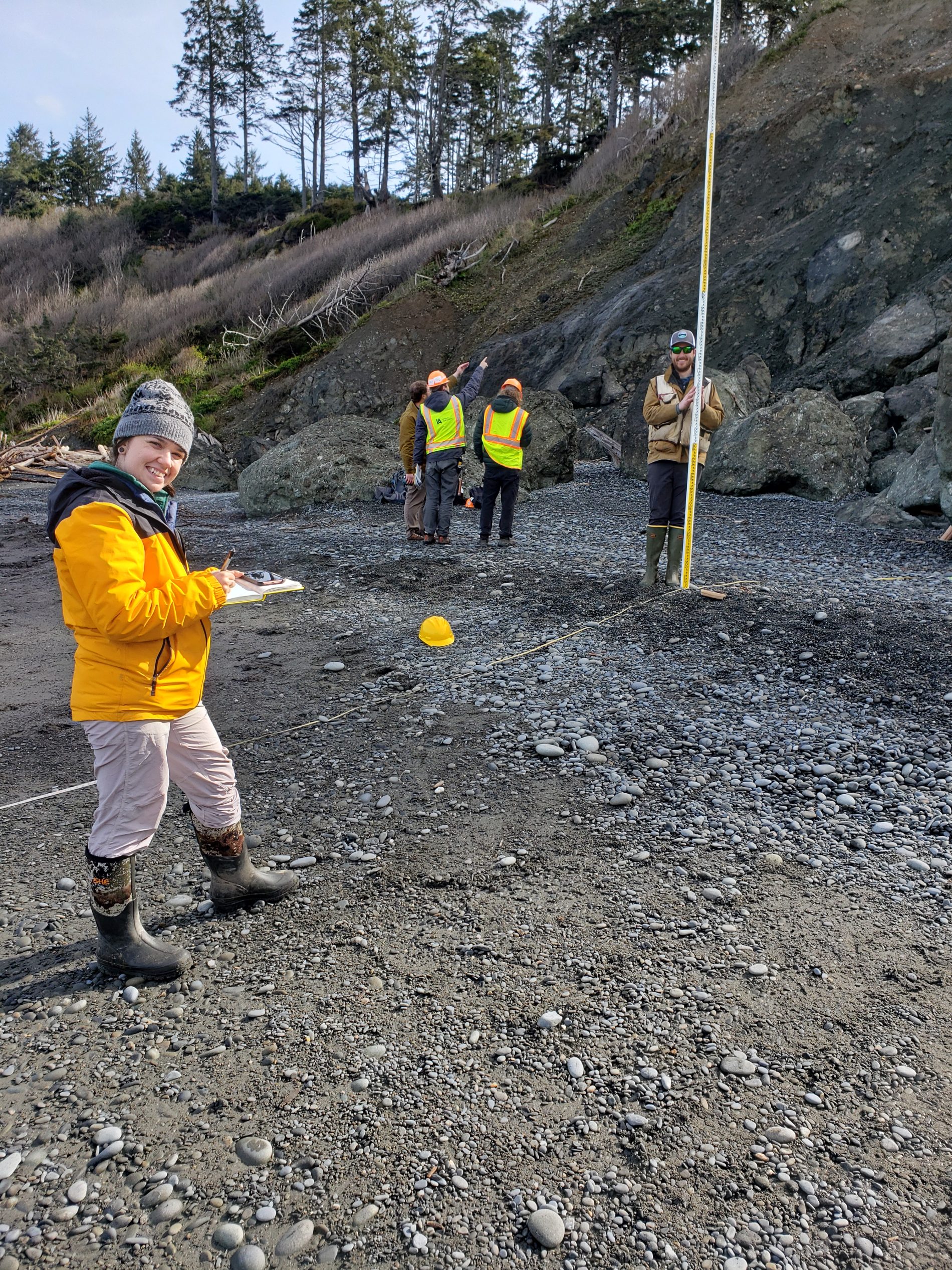 Close up of Katelyn Card in the field.
