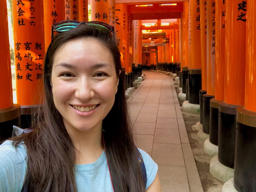 Close up of Gemma O'Connor.