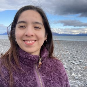 Close up of Verónica Elgueta.