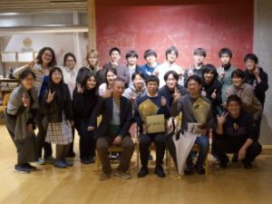 A group photo of Kimberly Sinclair at the Tokyo Institute of Technology.